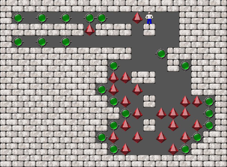 Сокобан More Bugs collections уровень 485